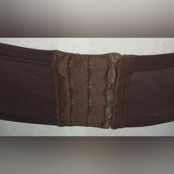 Cacique Brown Convertible Plunge Bra NWT Flawed - Picture 4 of 7